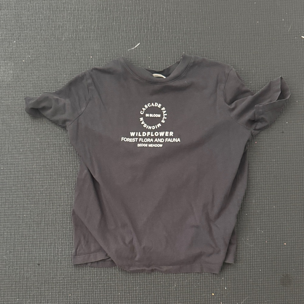 Wildflower Black T-Shirt